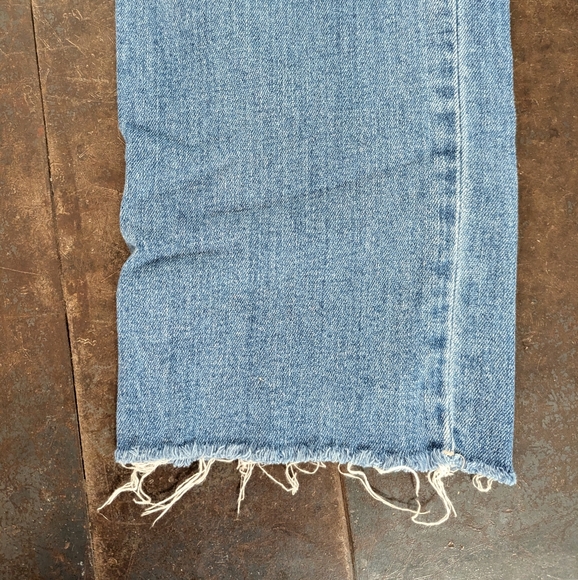 Harper Heritage Womens Blue Jeans Embroidered Floral High Rise Straight - Picture 2 of 10